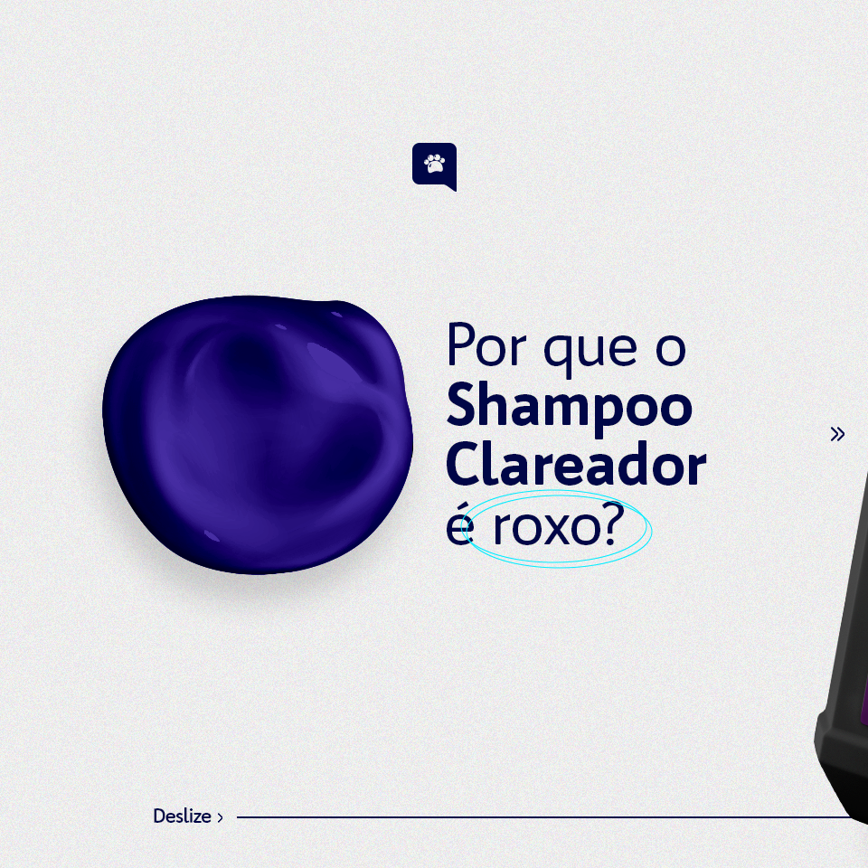 POST (CARROSSEL) - POR QUE O SHAMPOO CLAREADOR É ROXO?