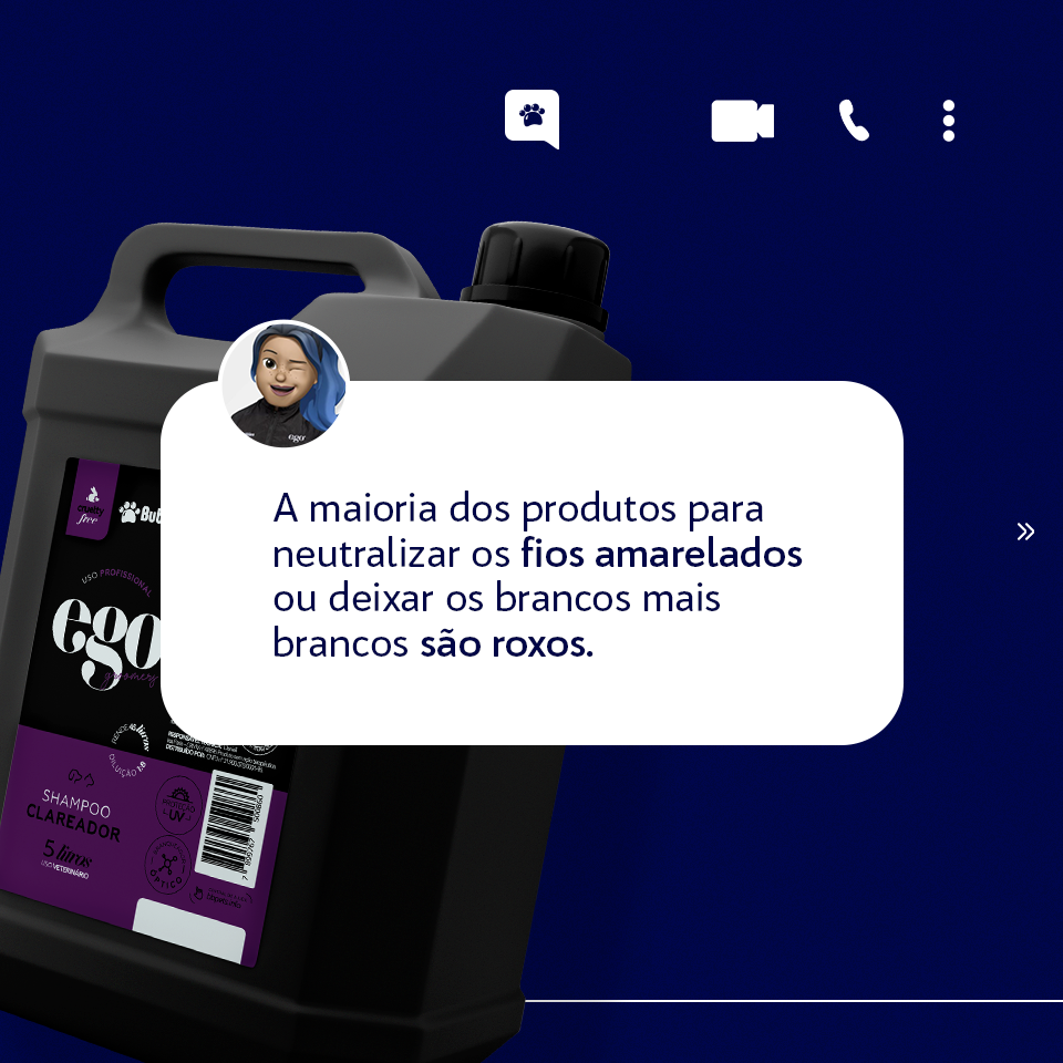 POST (CARROSSEL) - POR QUE O SHAMPOO CLAREADOR É ROXO?