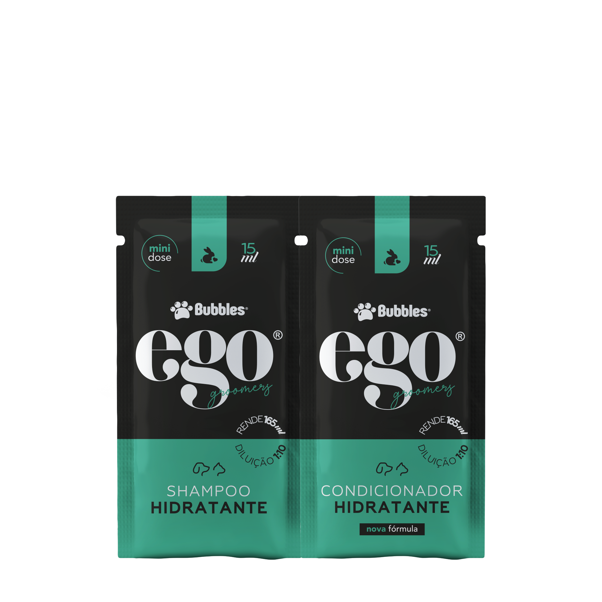 EGO (SACHÊ) - SHAMPOO E CONDICIONADOR HIDRATANTE 15ML