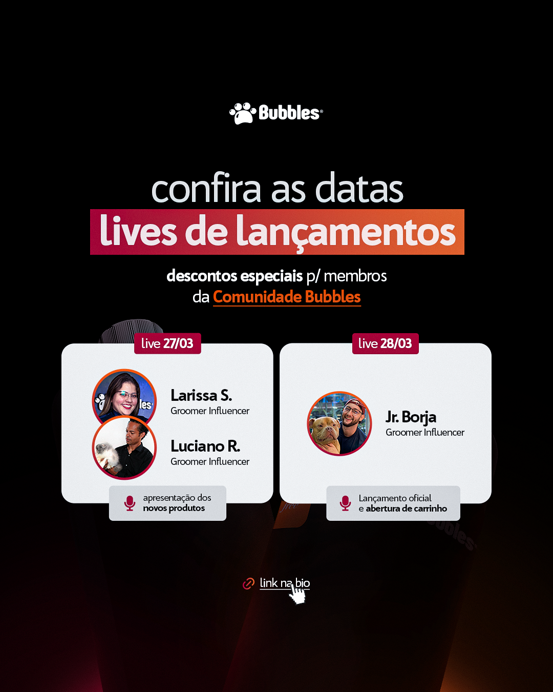 POST - LIVES DE LANÇAMENTOS