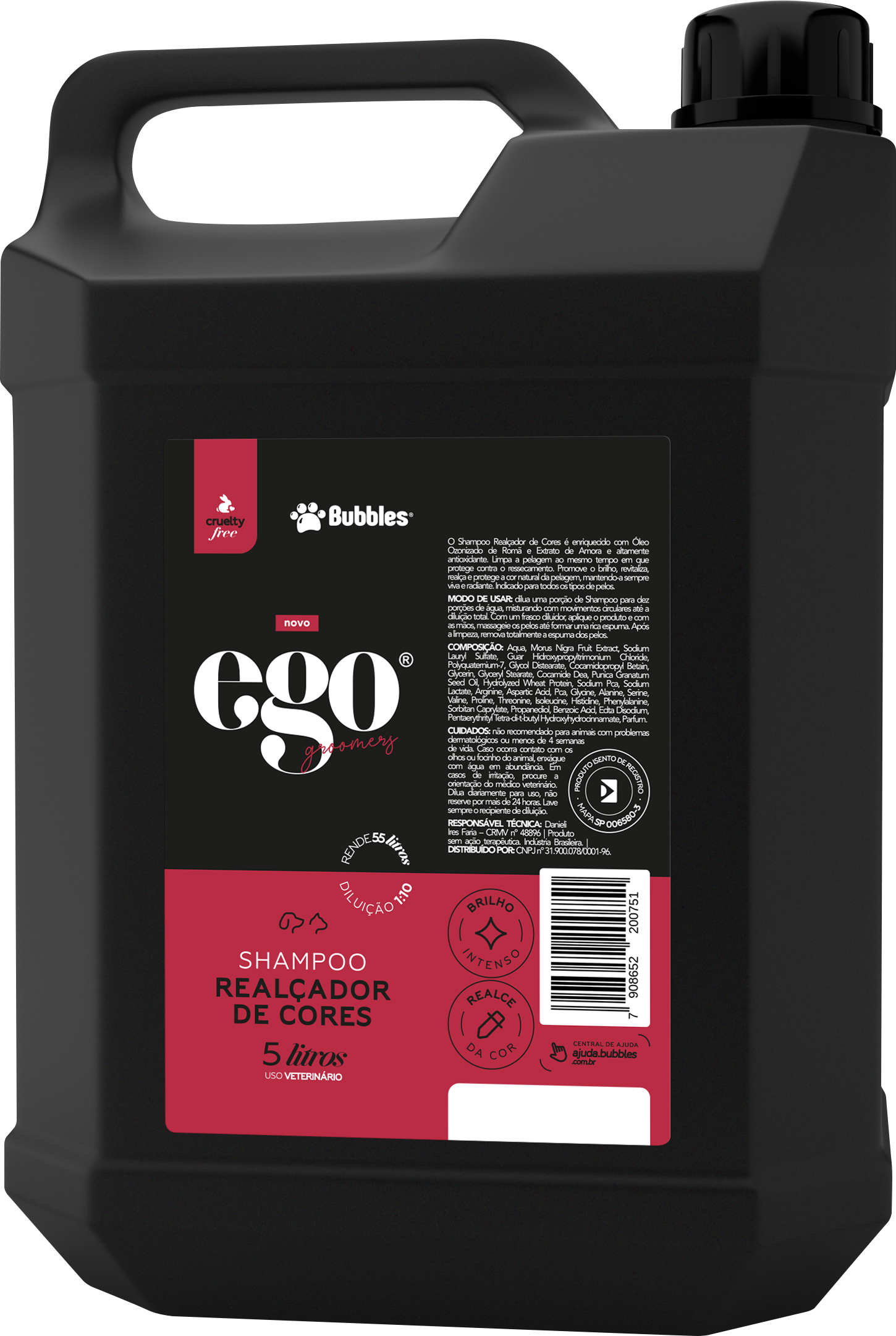 EGO - SHAMPOO REALÇADOR DE CORES 5L (FRENTE)