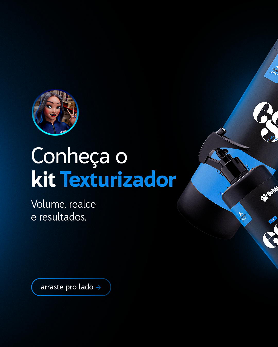 POST (CARROSSEL) - KIT TEXTURIZADOR