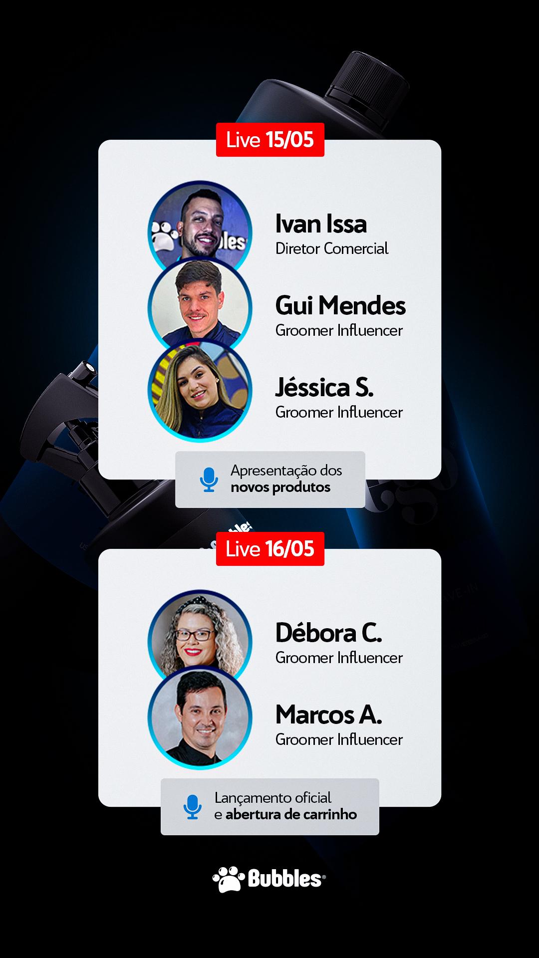 STORIES - DATAS DE LANÇAMENTO