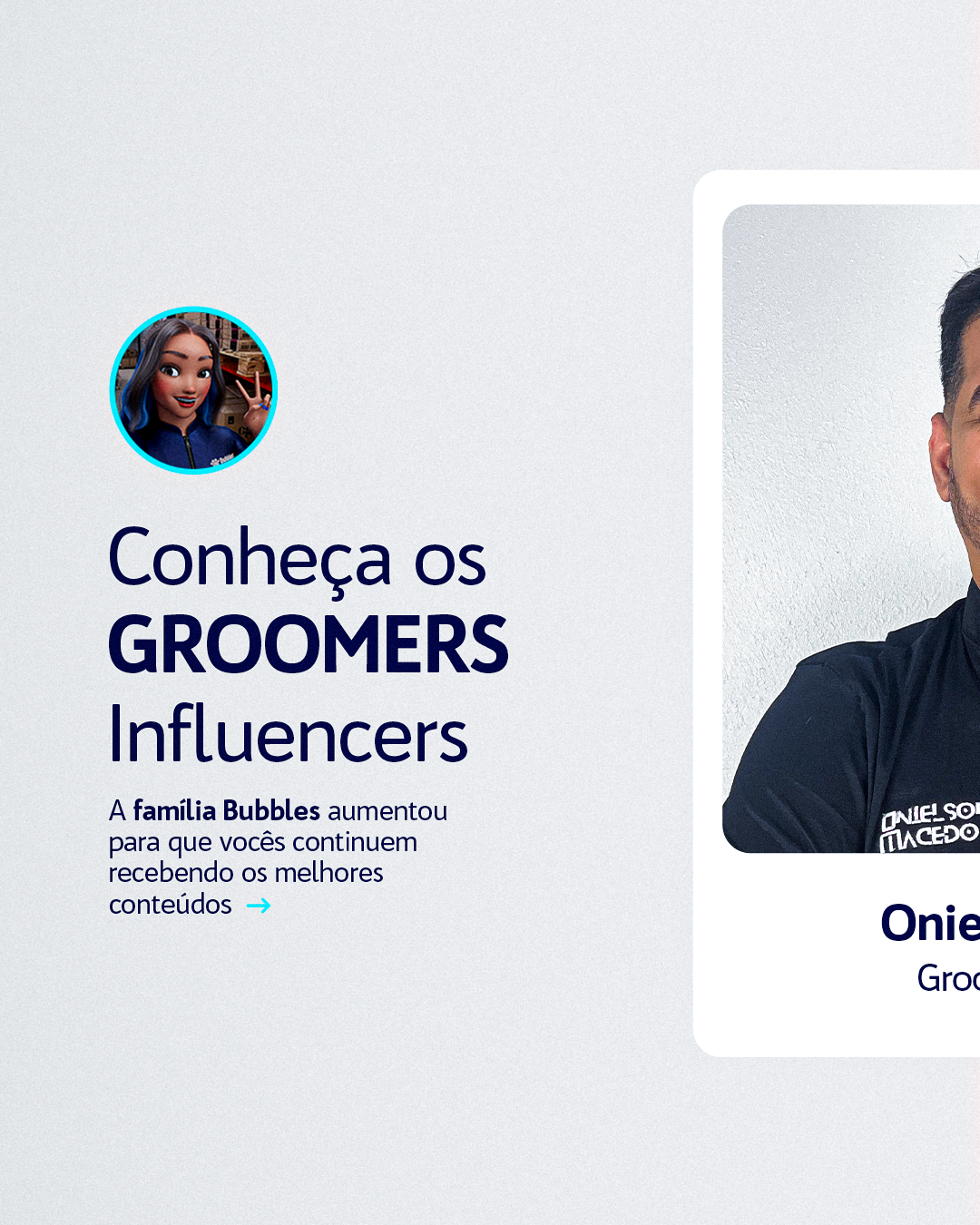 POST (CARROSSEL) - GROOMERS INFLUENCERS