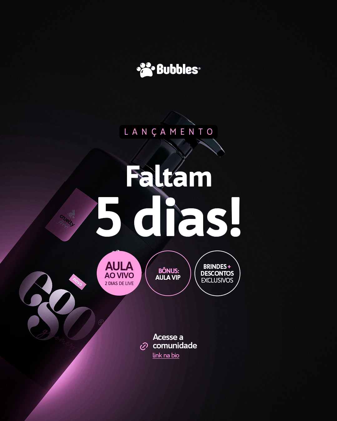 POST - TEASER FALTAM 5 DIAS (LANÇAMENTO)