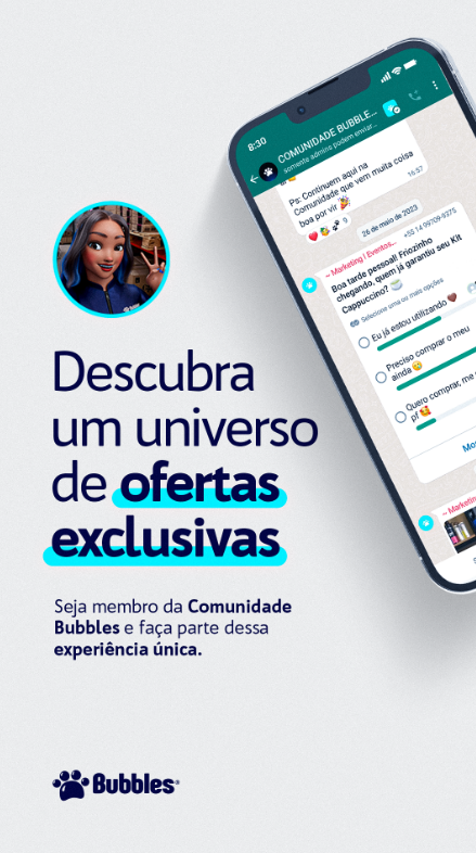 STORIES - COMUNIDADE BUBBLES