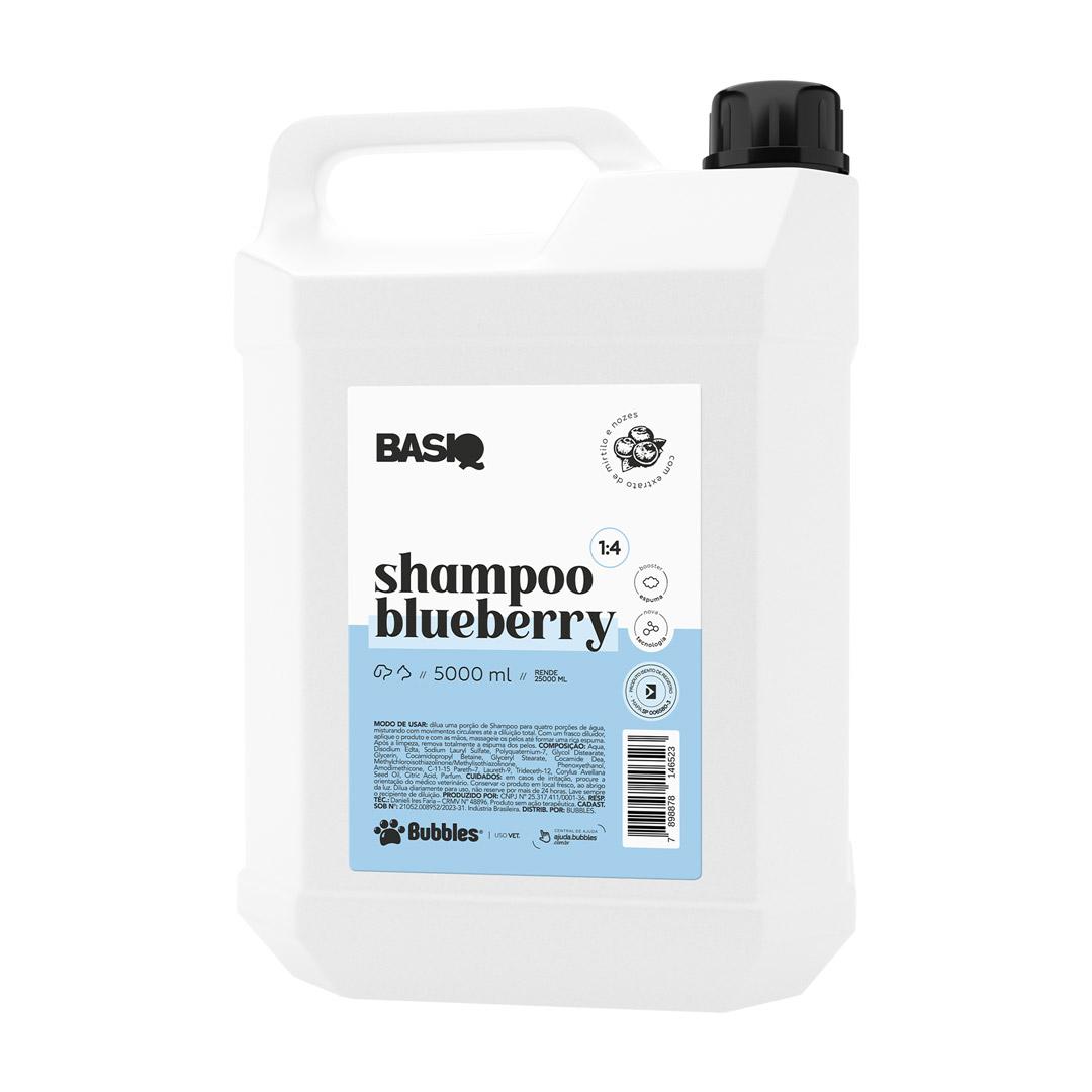 BASIQ - SHAMPOO BLUEBERRY 5L (FRENTE)